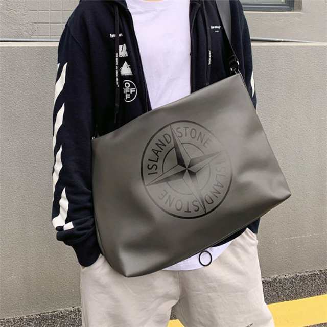 ストーンアイランド STONE ISLAND 大容量メッセンジャーバッグの通販は 